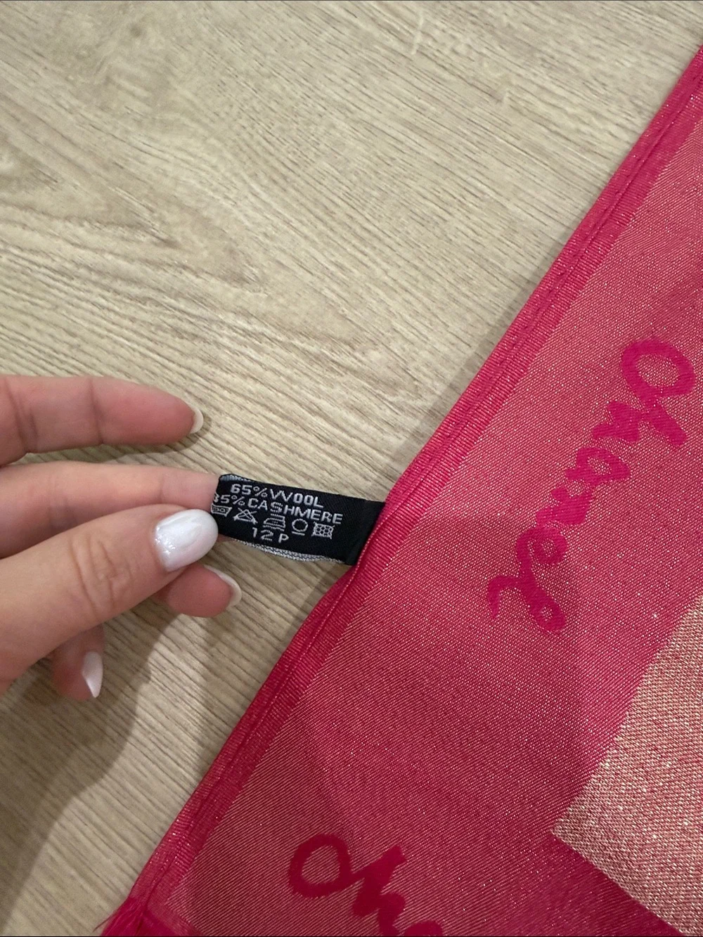 CHANEL Hot Pink and Fuchsia CC Logo Towel